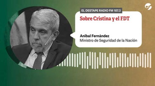 Anibal Fernández sobre los dichos de Larroque: "El Cuervo se debe haber dado cuenta de que esa chicana no tiene sentido"