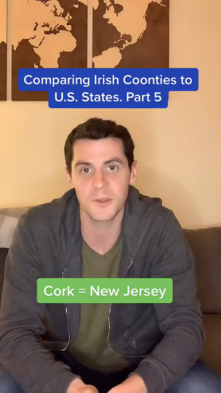 El comediante irlandés que compara los condados de su país con los de Estados Unidos