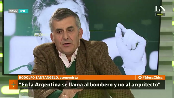 Rodolfo Santangelo: 'En la Argentina se llama al bombero y no al arquitecto'