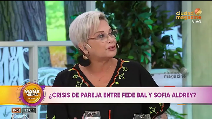 Carmen Barbieri se expresó sobre la separación de Fede Bal