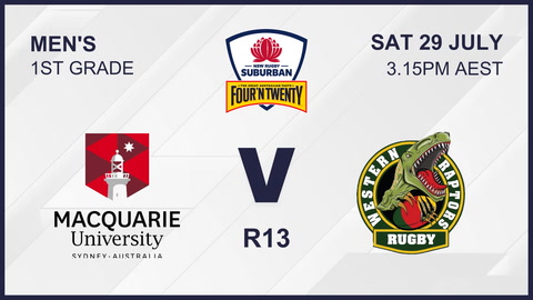 Macquarie University Rugby Club v Western Raptors