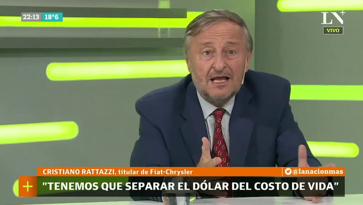 Cristiano Rattazzi: 'El mercado no le cree más a Macri'