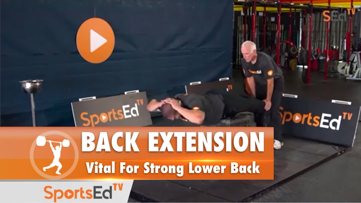 Back Extension : Vital For Strong Lower Back