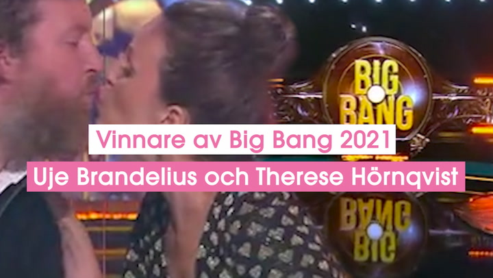 Uje Brandelius och Therese Hörnqvist vinner Big Bang – Se klippet här