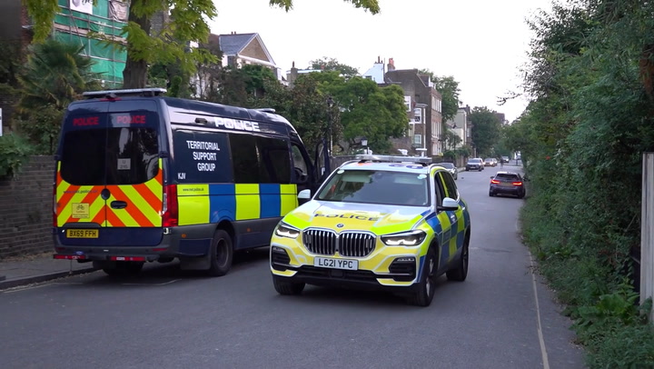 Police officers search location in Chiswick as hunt for Daniel Khalife continues