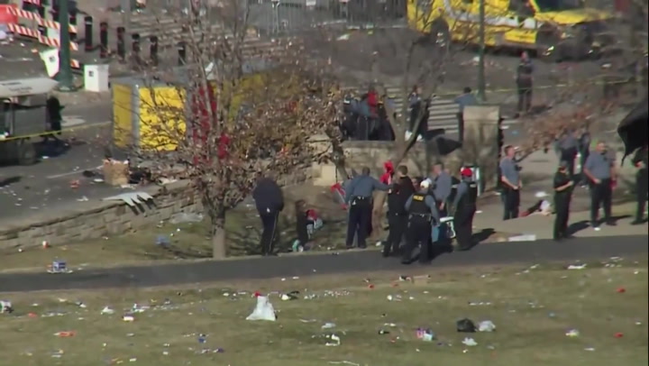 Police respond to reports of shooting at Kansas City Chiefs Super Bowl parade