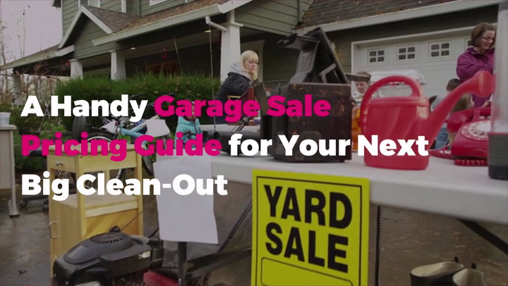 Garage Sale Pricing Guide  Best Way to Price Garage Sale Items