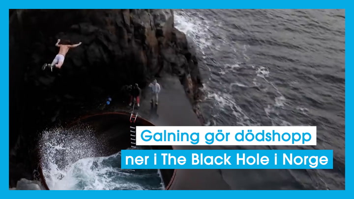 Galning gör dödshopp ner i The Black Hole i Norge