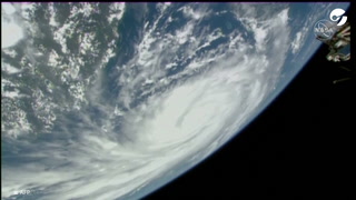 Las imágenes del huracán Ian desde el espacio