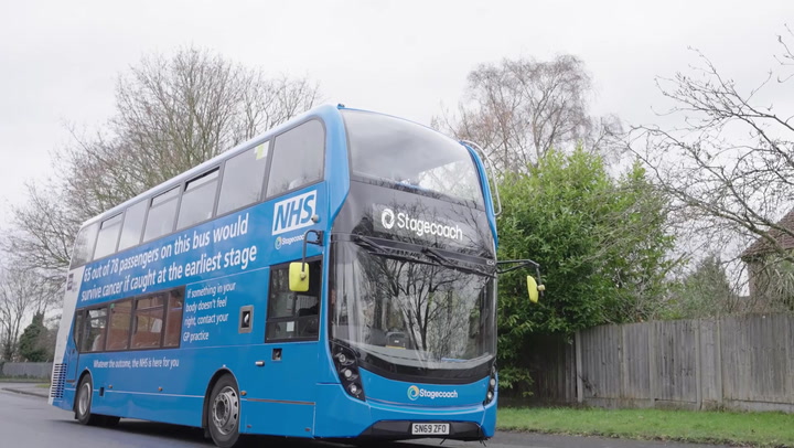 NHS 'cancer bus' raising awareness of common symptoms to tour country