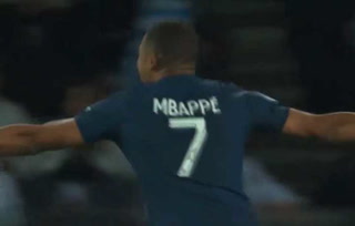 Mbappé marcó el 2 a 1 para el PSG