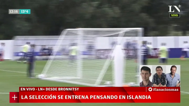 Con Messi de comodín, la selección entrena a puertas abiertas en Bronnitsy