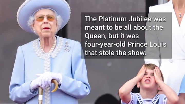 Príncipe Louis calla a su mamá Kate Middleton en el Jubileo
