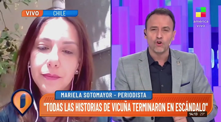 Una periodista chilena habló sobre la relación de la madre de Vicuña con la China