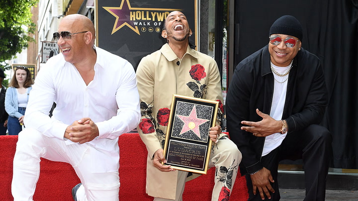Ludacris's Hollywood Walk of Fame star unveiled by Vin Diesel and LL Cool J