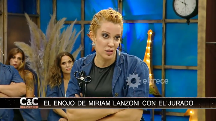 El llanto de Miriam Lanzoni luego de discutir con Benito Fernández - Fuente: eltrece
