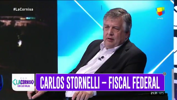 El fiscal Carlos Stornelli habló sobre los cuadernos de las coimas en La Cornisa. Fuente: América