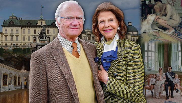 Titta in på Drottningholm – så bor kungen och Silvia!