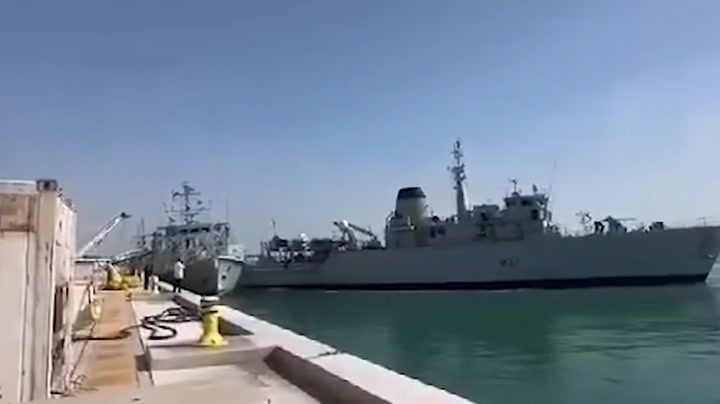 UK's two Royal Navy warships collide off coast of Bahrain