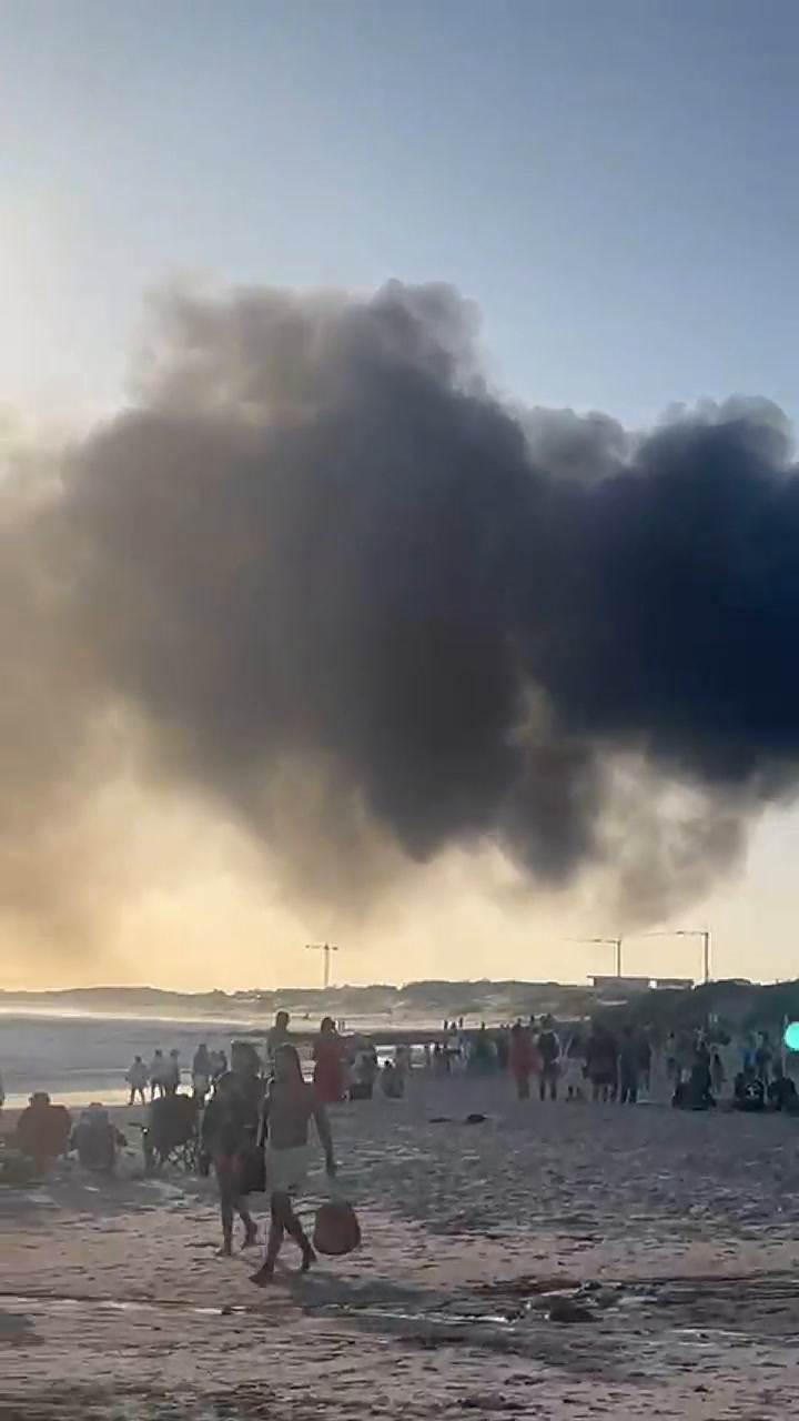 Feroz incendio en La Susana, en José Ignacio