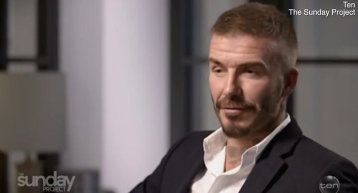 Beckham habló  sobre su matrimonio con Victoria: 'Es un trabajo duro' - Fuente: The Sunday Project