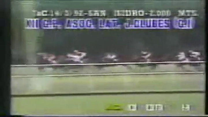 Gran Premio Latinoamericano de Jockey Clubs 1992 - Fuente: Youtube anecdotashipicas