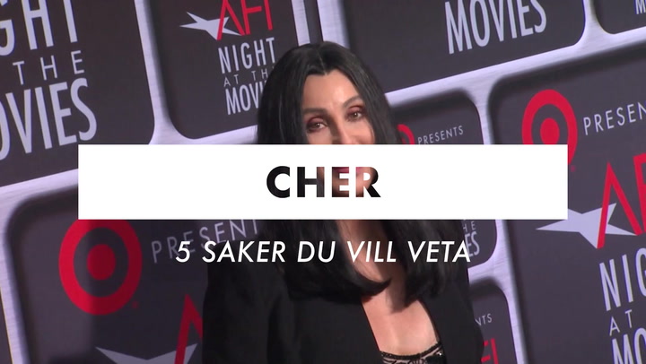 5 saker om Cher som du kanske inte visste