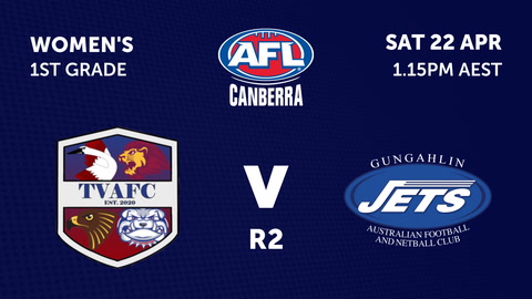 Tuggeranong Valley Football Club - AFL Canberra Women v Gungahlin Jets Football Club - AFL Canberra Womens