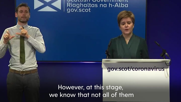 Nicola Sturgeon asks for 'increased compliance with precautions' as Omicron variant identified in Scotland