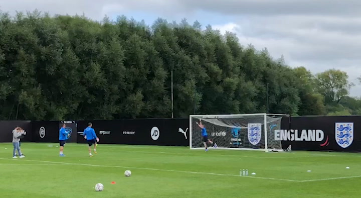 Soccer Aid stars held first full training session ahead of big match