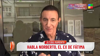 Tras la ruptura de Fátima Flórez y Javier Milei, habló Norberto Marcos, ex pareja de la actriz
