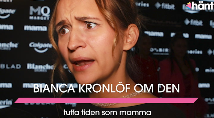 Bianca Kronlöf om den tuffa tiden som mamma: ”Sömnen...”