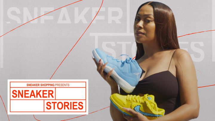 La La Anthony Shows Off Dior x Air Jordans, Ben & Jerry's Nike SBs, and More On Sneaker Stories