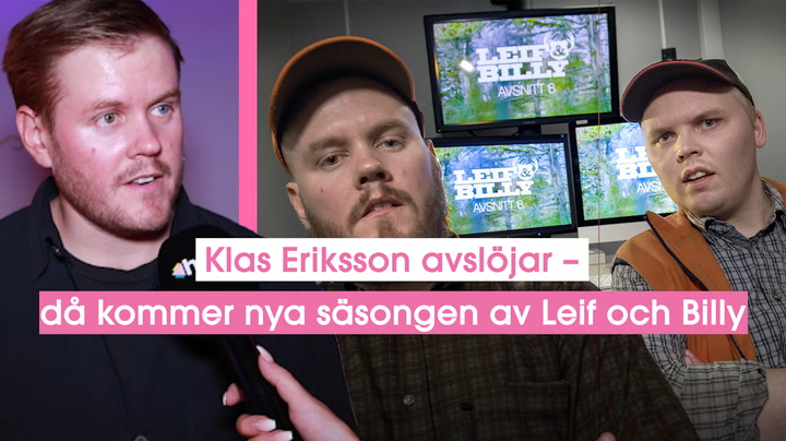 Klas Eriksson avslöjar – då kommer nya säsongen av Leif och Billy