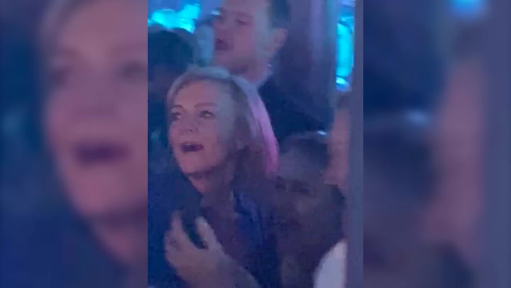 Foreign secretary Liz Truss recorded dancing in a nightclub