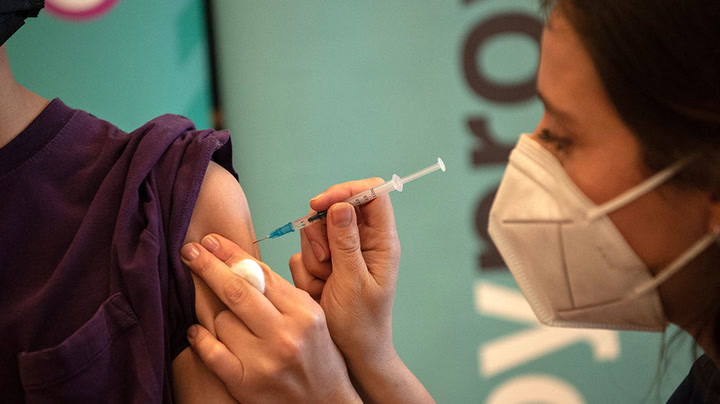 Watch live as UK health authorities hold briefing on vaccination of children