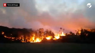 Continúan los incendios forestales en Tierra del Fuego y crece la preocupación