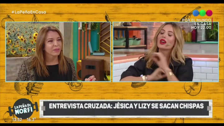 Lizy Tagliani sin filtro con Jésica Cirio: '¿Tuviste miedo de quedarte viuda?' - Fuente: Telefe