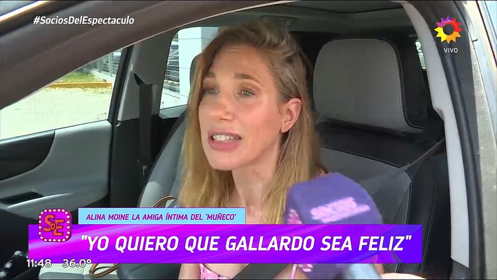 Alina Moine hablo de su relacion con Marcelo Gallardo