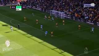 A los 56 segundos, Grealish puso el 1-0 del Manchester City ante Wolverhampton