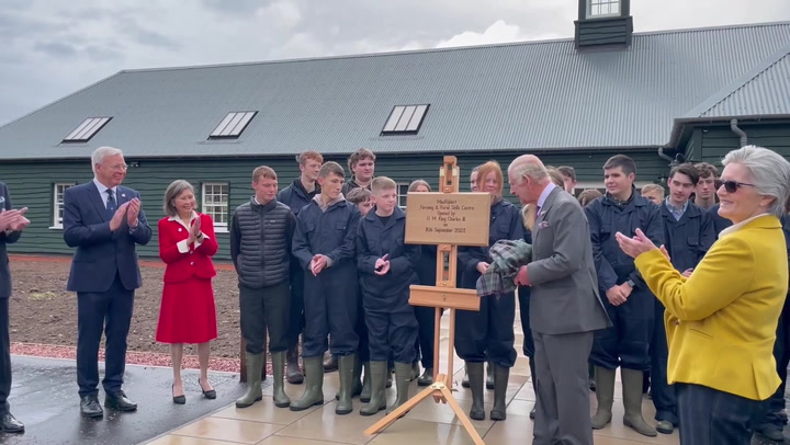 King Charles opens rural skills centre at Dumfries House