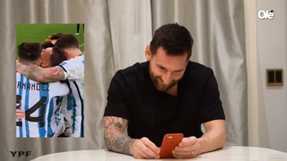 Lionel Messi y su reacción al penal de Gonzalo Montiel y a los festejos en Argentina