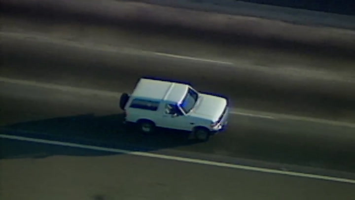 Watch OJ Simpson police chase as infamous video resurfaces following his death aged 76