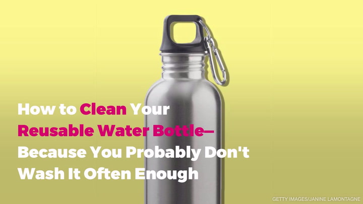 How to clean a water bottle to prevent germs and bacteria