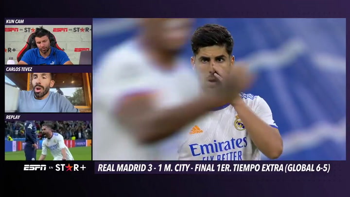 La reacción de Messi, Kun y Tévez con la victoria del Real Madrid