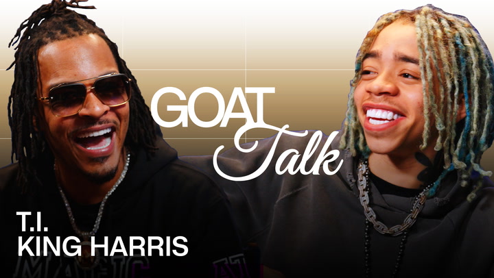 Father and son duo T.I. and King Harris argue about their GOAT album, gifts, what happens after you die, and King’s viral teeth reveal.

This is GOAT Talk, a show where we ask today’s greats to crown their all-time greats.