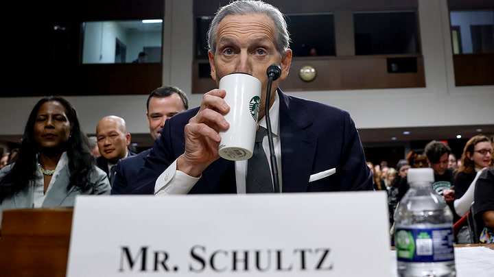 Howard Schultz claims Starbucks has never broken federal labour law