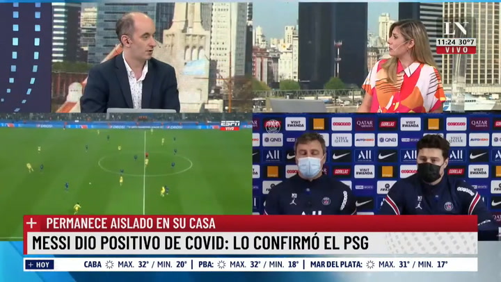 Lionel Messi dio positivo de coronavirus y demora su reincorporación a PSG