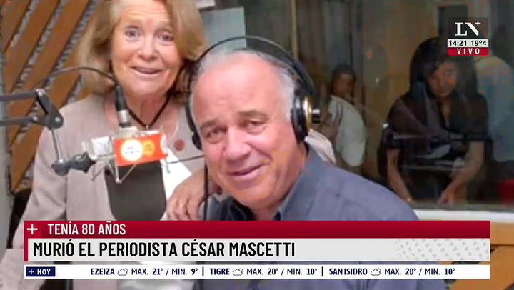 La tristeza de María Laura Santillán al anunciar la muerte de César Mascetti