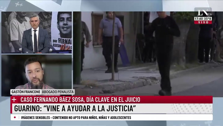 Caso Báez Sosa: Thomsen lloró y dijo que 'jamás se me hubiese ocurrido matar a alguien'